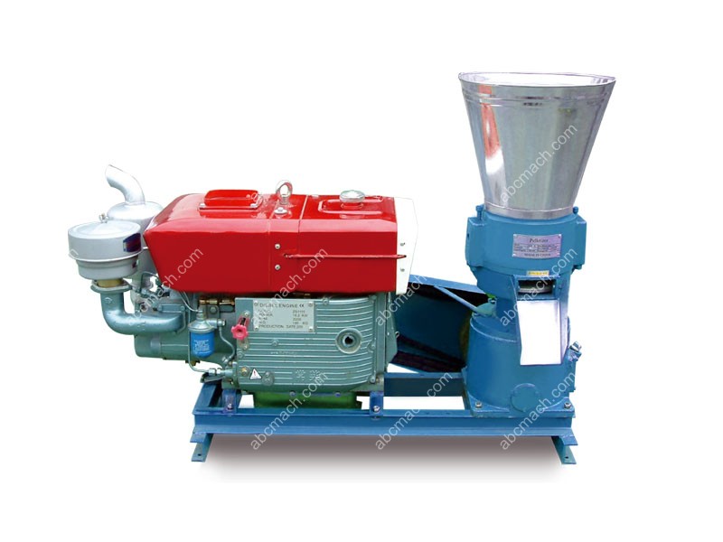 diesel engine small pellet press