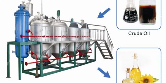 batch edible oil refining line