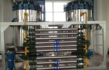 continuous oil refinery plant